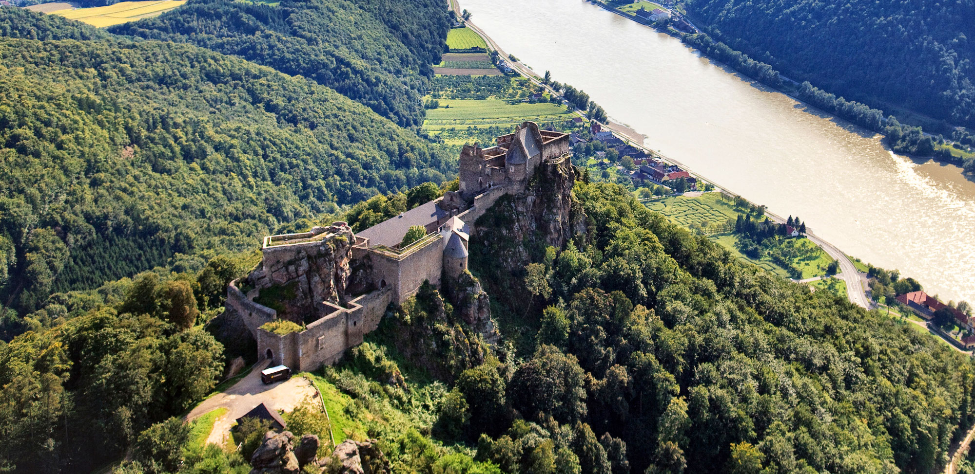 Aggstein Castle By The Danube | Travel To Austria