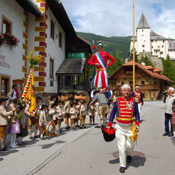 Samson parade in Mauterndorf, Salzburgerland, Austria