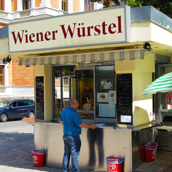 Wiener Würstel stand, Austria
