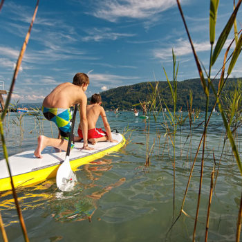 Water sport vacation at Wörthersee, Carinthia, Austria