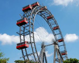 Giant Giant Ferris Wheel (Wiener Riesenrad) in Prater, Vienna