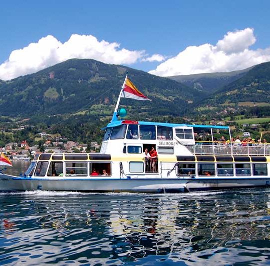 Best boat trips, Lake Millstatt, Carinthia, Travel destination Austria