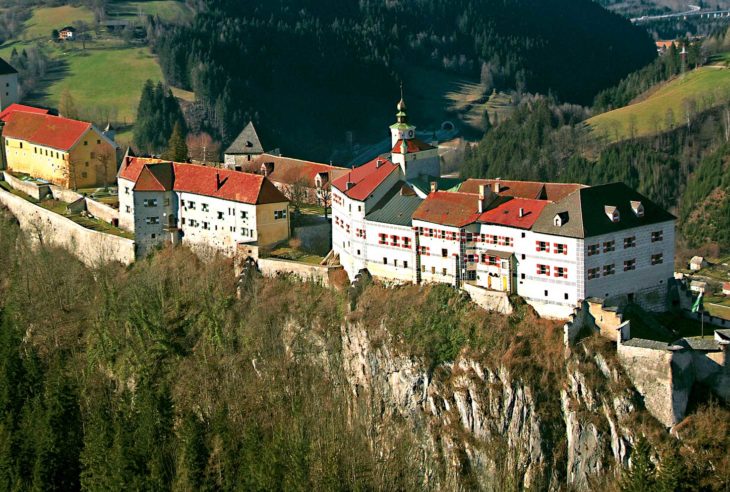 Burg Strechau one of the best-preserved castles in Styria, Austria