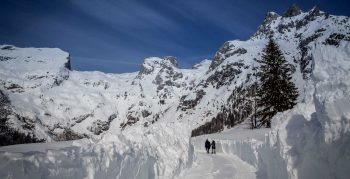 Winter hiking in Austria