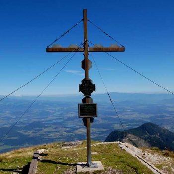 The summit of Hochobir, Carinthia, Austria