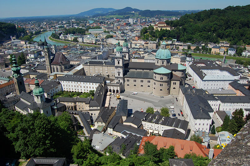 Festungsbahn funicular railway, Salzburg, Austria