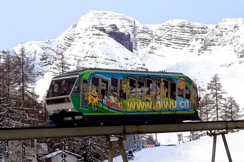 Wurzeralmbahn funicular railway, Spital am Pyhrn, Upper Austria