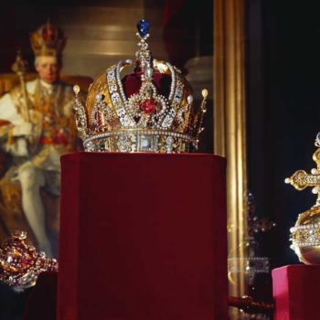 Rudolf's Crown at the Imperial Treasury in Vienna, Austria