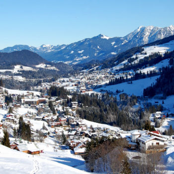 Winter in Kleinwalsertal, Vorarlberg