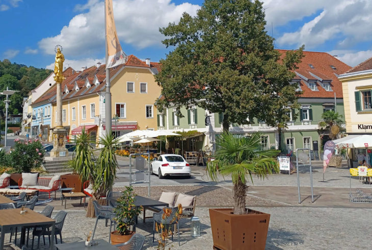 Main square Hartberg, Styria, Austria