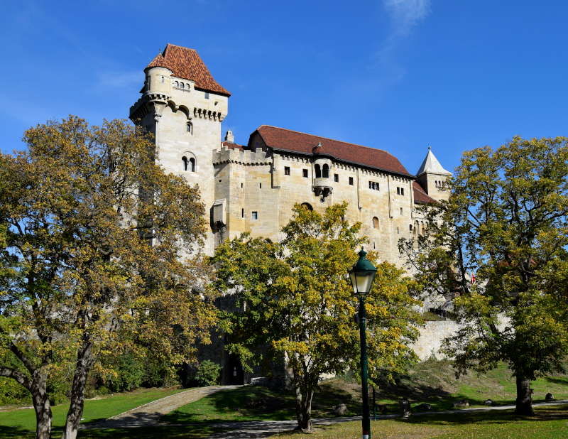 The fairytale castle Burg Liechtenstein in Maria Enzersdorf, not far from Vienna